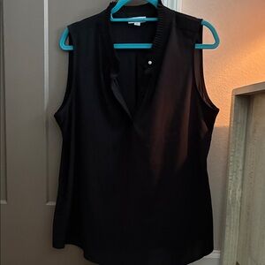 Calvin Klein Black Sleeveless Blouse